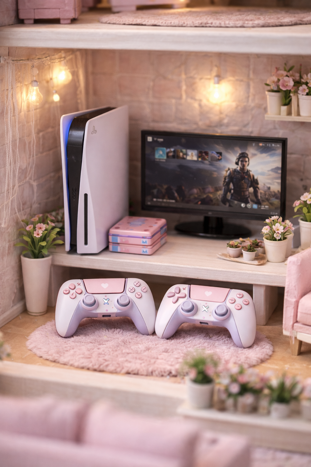 Gaming console - 2 controllers - Lindstroms butik