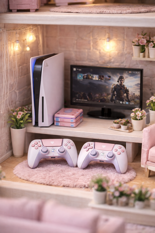 Gaming console - 2 controllers - Lindstroms butik