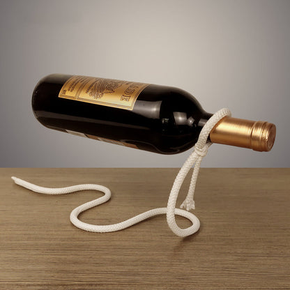 Creative Suspended Rope Wine Rack Serpentine Snake