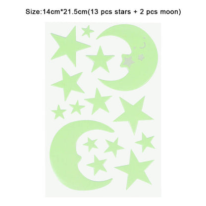 Luminous 3D Stars Dots Wall Sticker for Kids Room